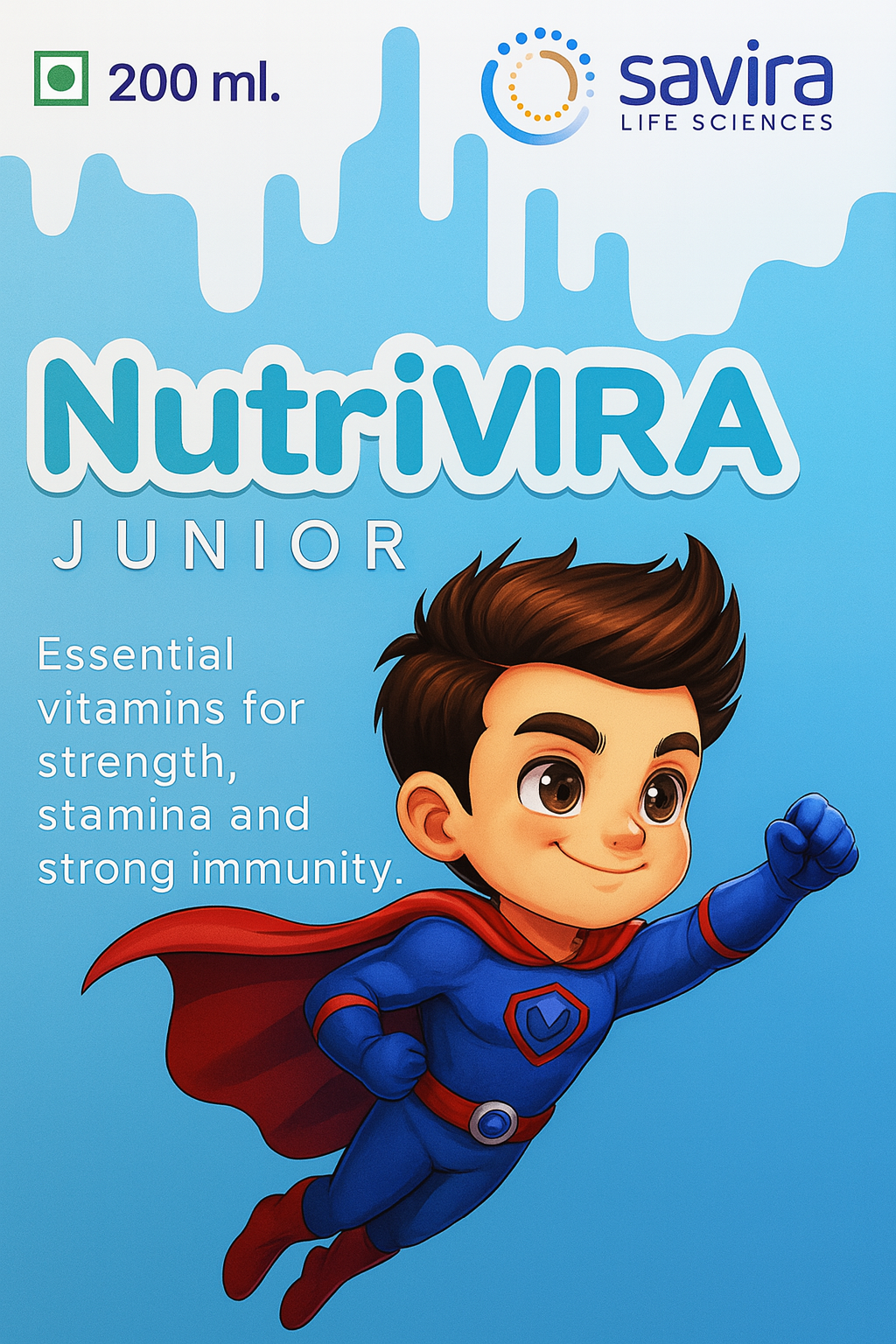 NutriVIRA Junior Multivitamin Syrup Bottle
